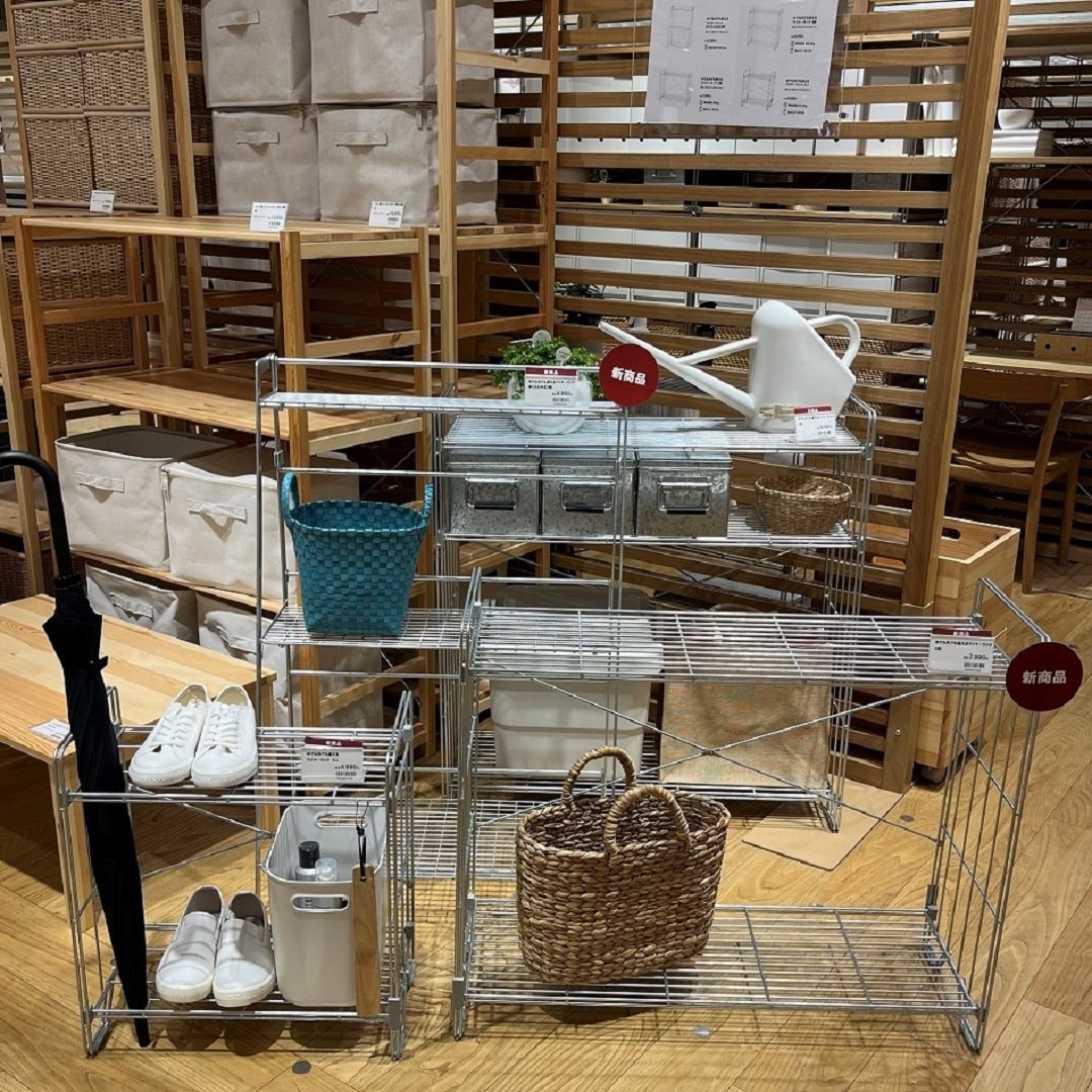 イオンモール広島府中】『中でも外でも使えるワイヤーラック ミニ』の